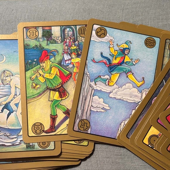 Ag Adriano Goldschmied Symbolon Bird Deck - Red and Gold - Picture 6 of 6